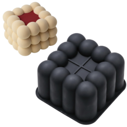 Изображение Форма силиконовая для муссовых бенто тортов "Квадрат №2"